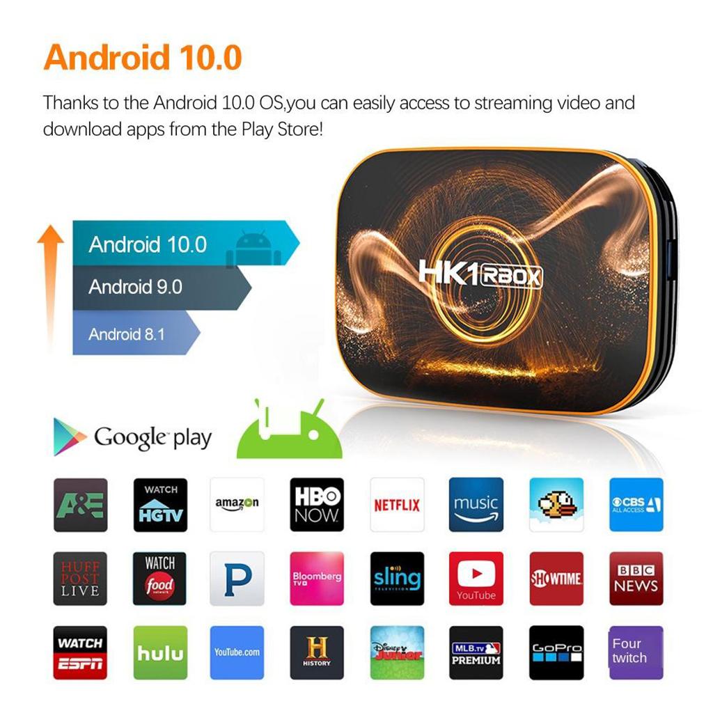 HK1 Mini Android 10 Quad Core WiFi HD 4K Media Player AU 64GB