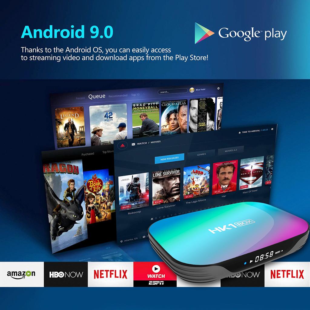 32/64/128GB STB S905X3 Quad Core WiFi BT 2.4/5G 8K Media 4+32g UK Plug