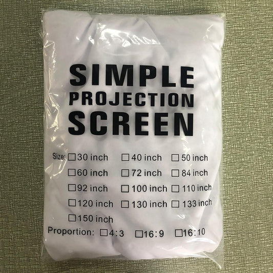 Foldable Movie Projection Screen for Home Theater 84 in(172x128cm) 4:3