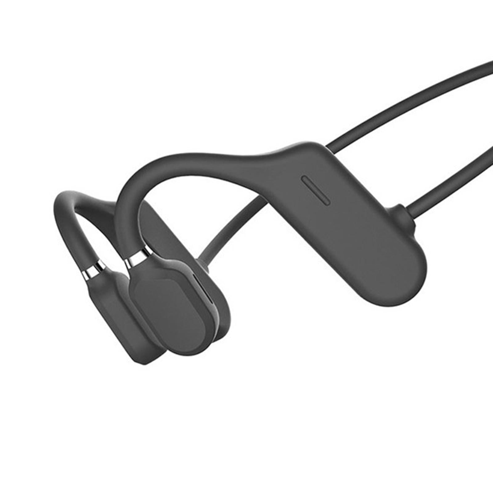 DYY-1 Wireless Bluetooth Bone Conduction Headset Sports Headphone  Black