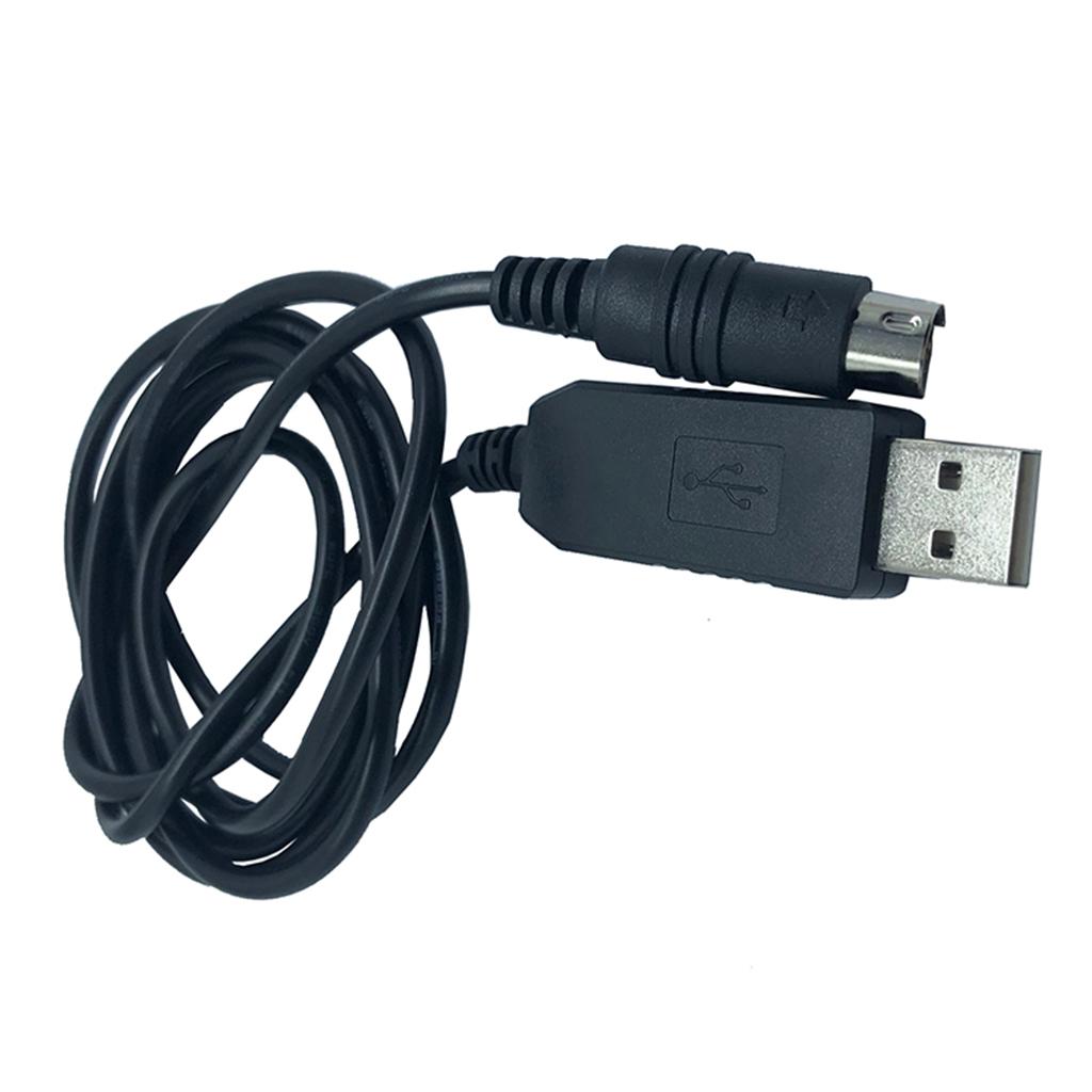 1.5m USB to CAT Din6 Programmed Cable for Kenwood TS-450 TS-690 TS-950