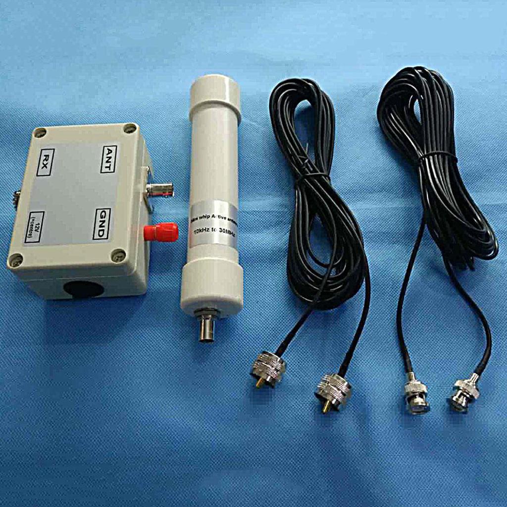 Active Loop Antenna Receiving 10KHz-30MHz Cable for Medium Short Wave Radio