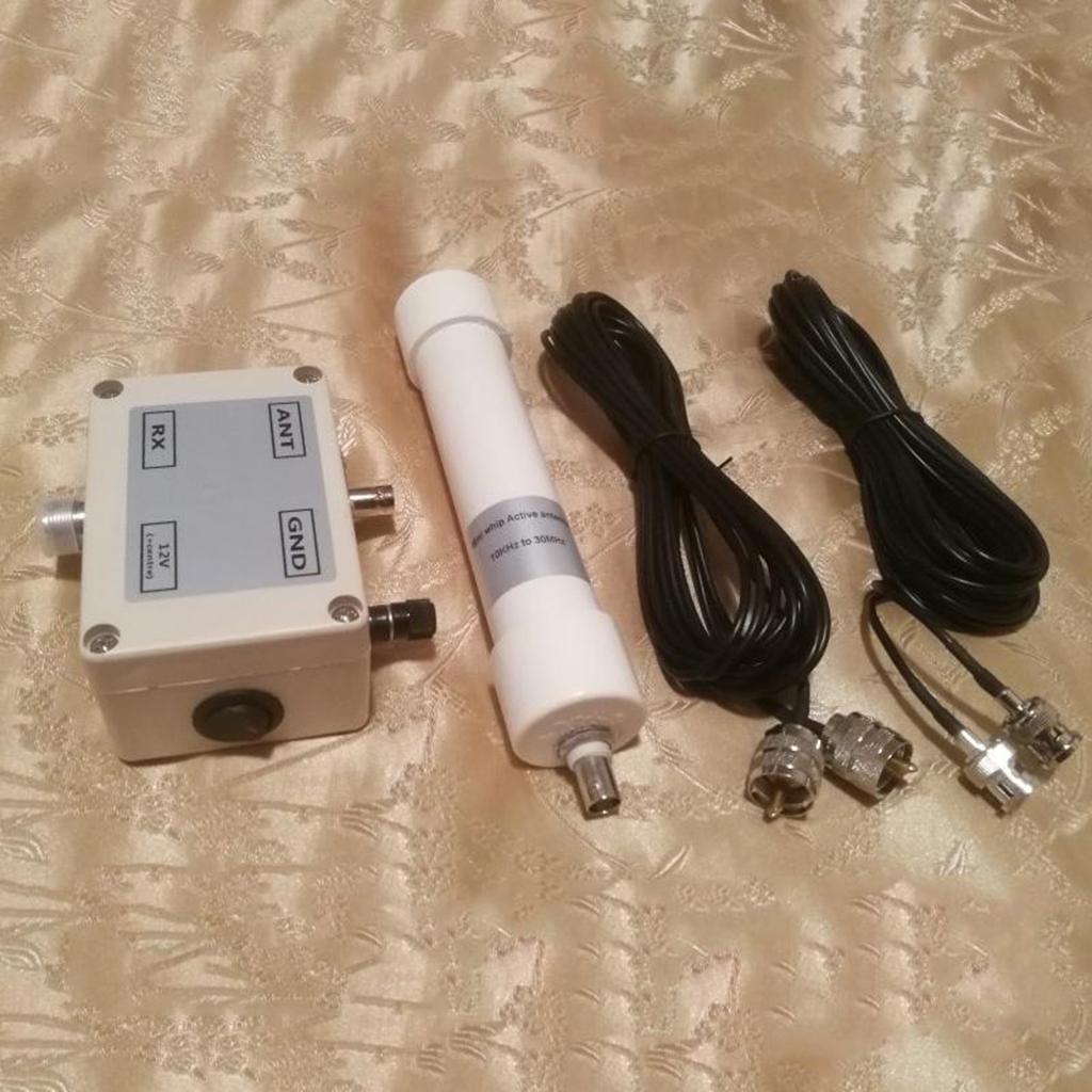 Active Loop Antenna Receiving 10KHz-30MHz Cable for Medium Short Wave Radio