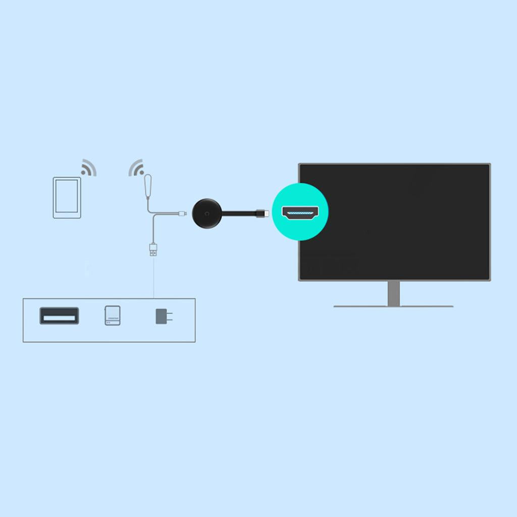 Mini Wireless Receiver Sharing Screen Video HDMI Display Adapter Dongle