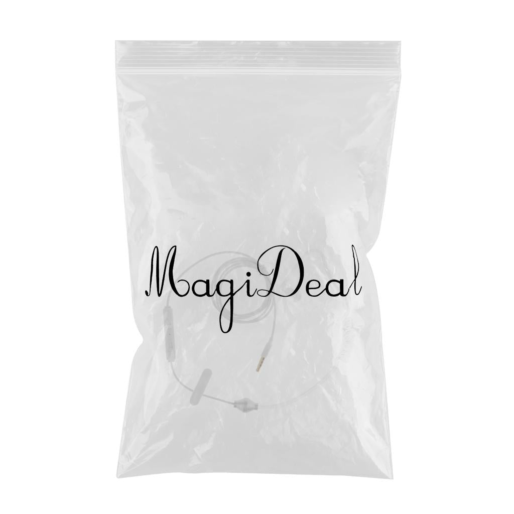 Air Tube Monaural In Ear Earphone Anti-radiation Headset 3.5mm White