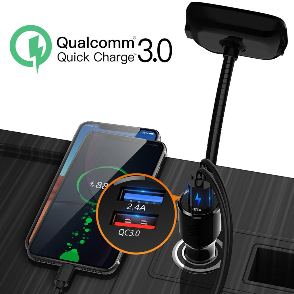 Car FM Transmitter MP3 Player Hands-free Radio Adapter USB Charger