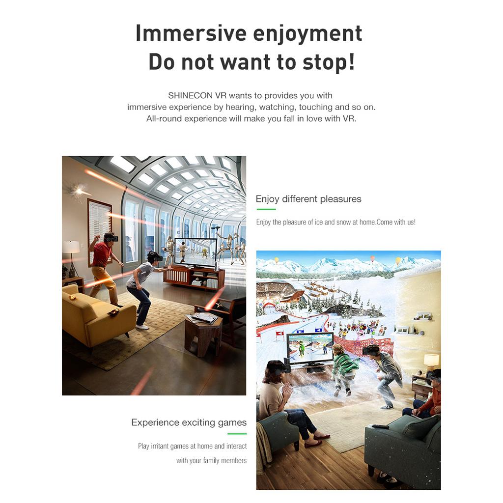 Virtual Reality Headset 3DGlasses VR Goggles for Android/IOS Phone 4.7-6.53