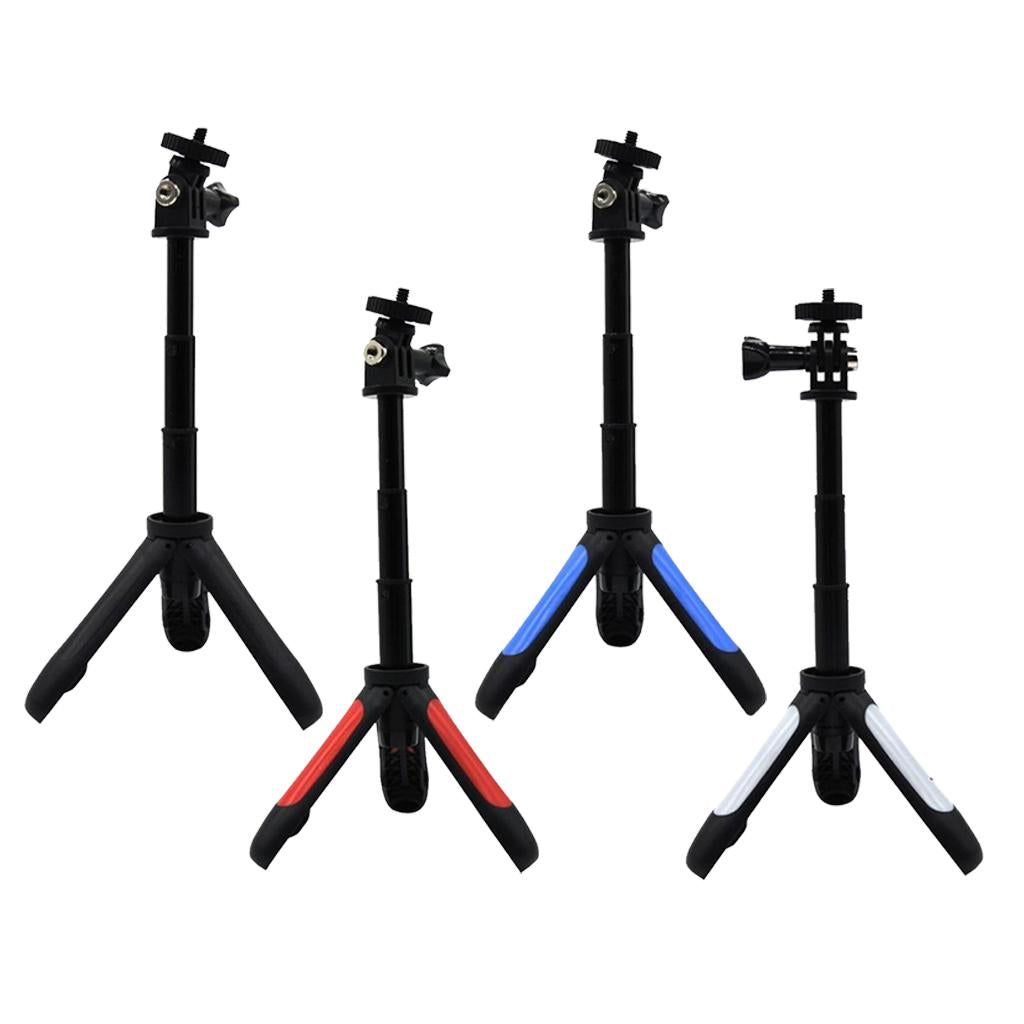 Extendable Selfie Stick Tripod Telescopic Pole 8 7 6 5 4 3+ 3 2 1 White