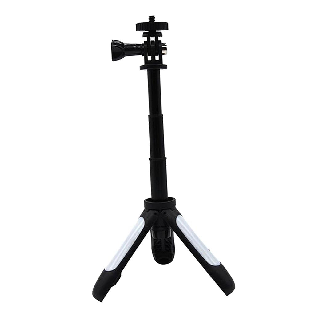 Extendable Selfie Stick Tripod Telescopic Pole 8 7 6 5 4 3+ 3 2 1 White
