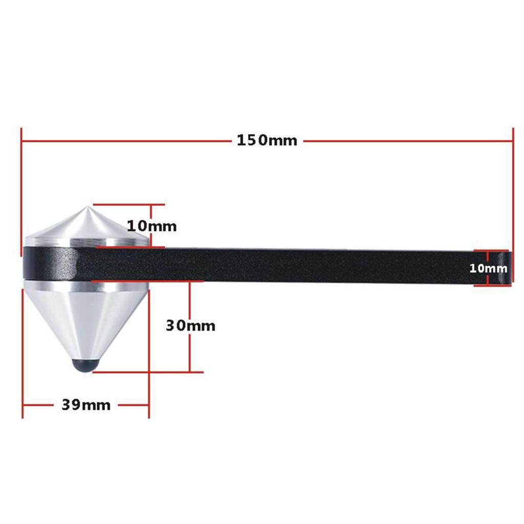 4Pcs Speaker Floor Stands Spikes Aluminum Shock Absorbing Isolation Feet Pad