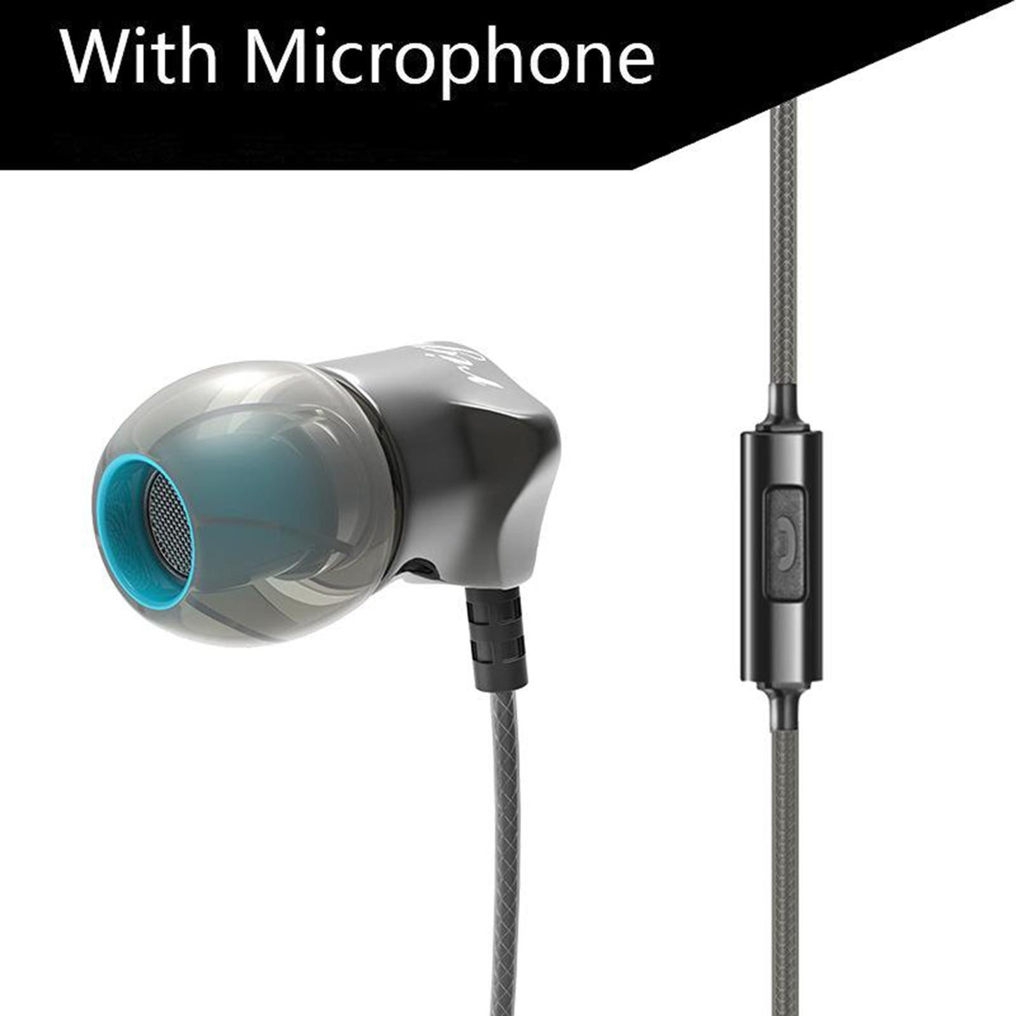 QKZ DM7 Earphone Metal Stereo Noise Isolating 3.5mm In-ear Headset