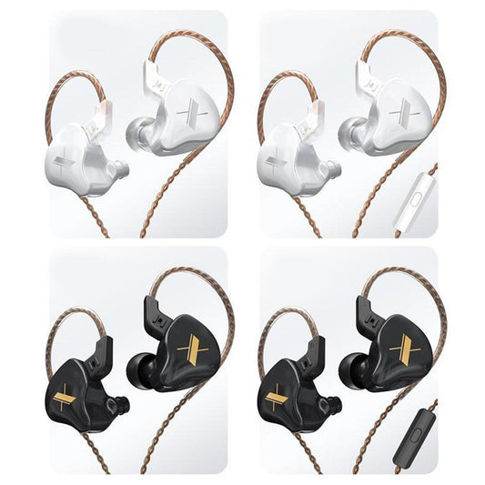 KZ  1DD Earphone In-Ear Earbud 10mm Dynamic Driver  white  no mic
