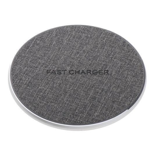 Anti-slip Fast Wireless Charger Charging Dock Overcurrent Protection Grey