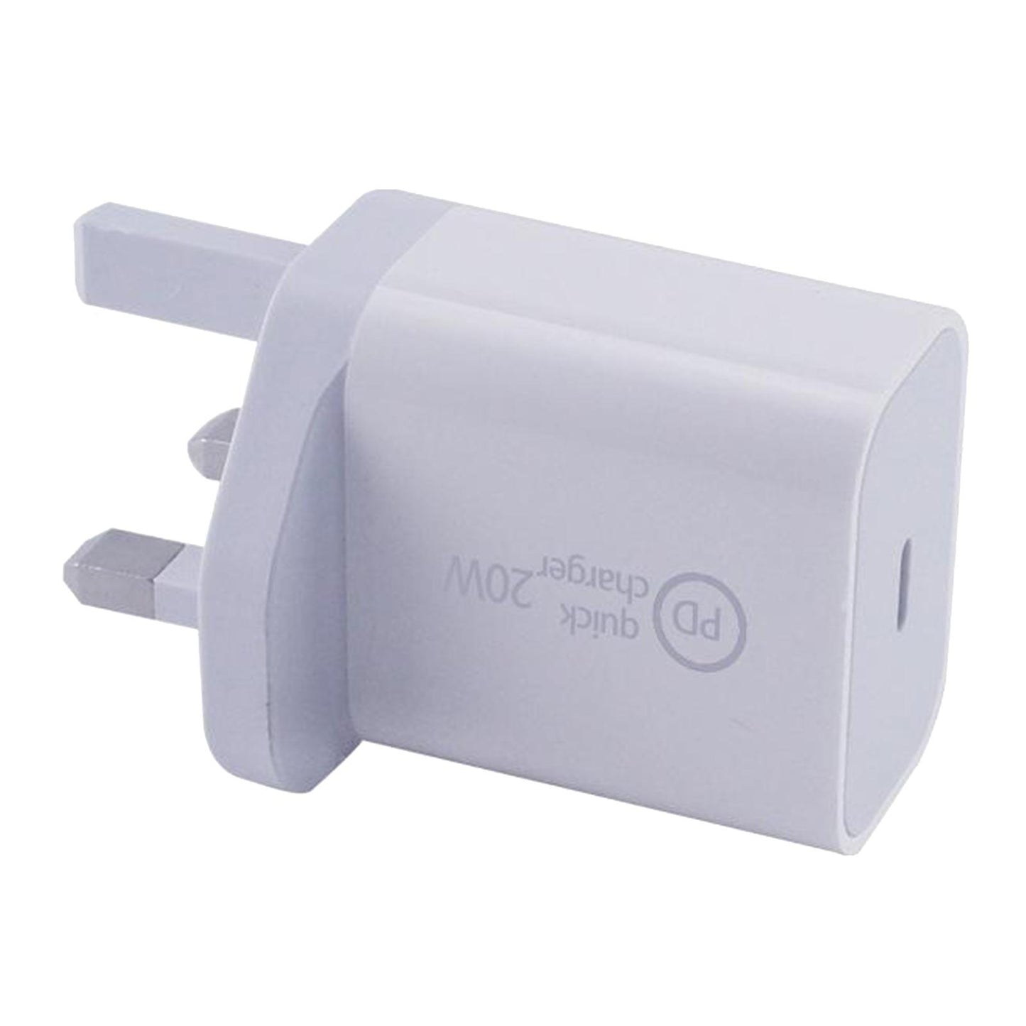 20W Quick Phone Charger Travel Wall Adapter with Charge Protection UK Plug