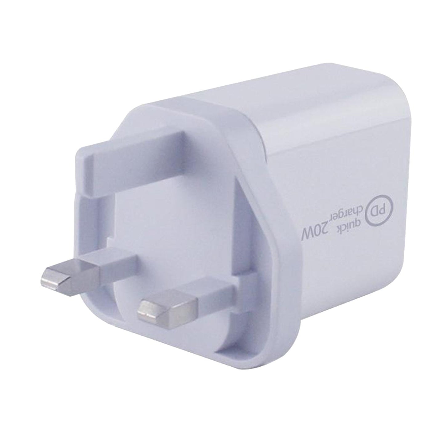20W Quick Phone Charger Travel Wall Adapter with Charge Protection UK Plug