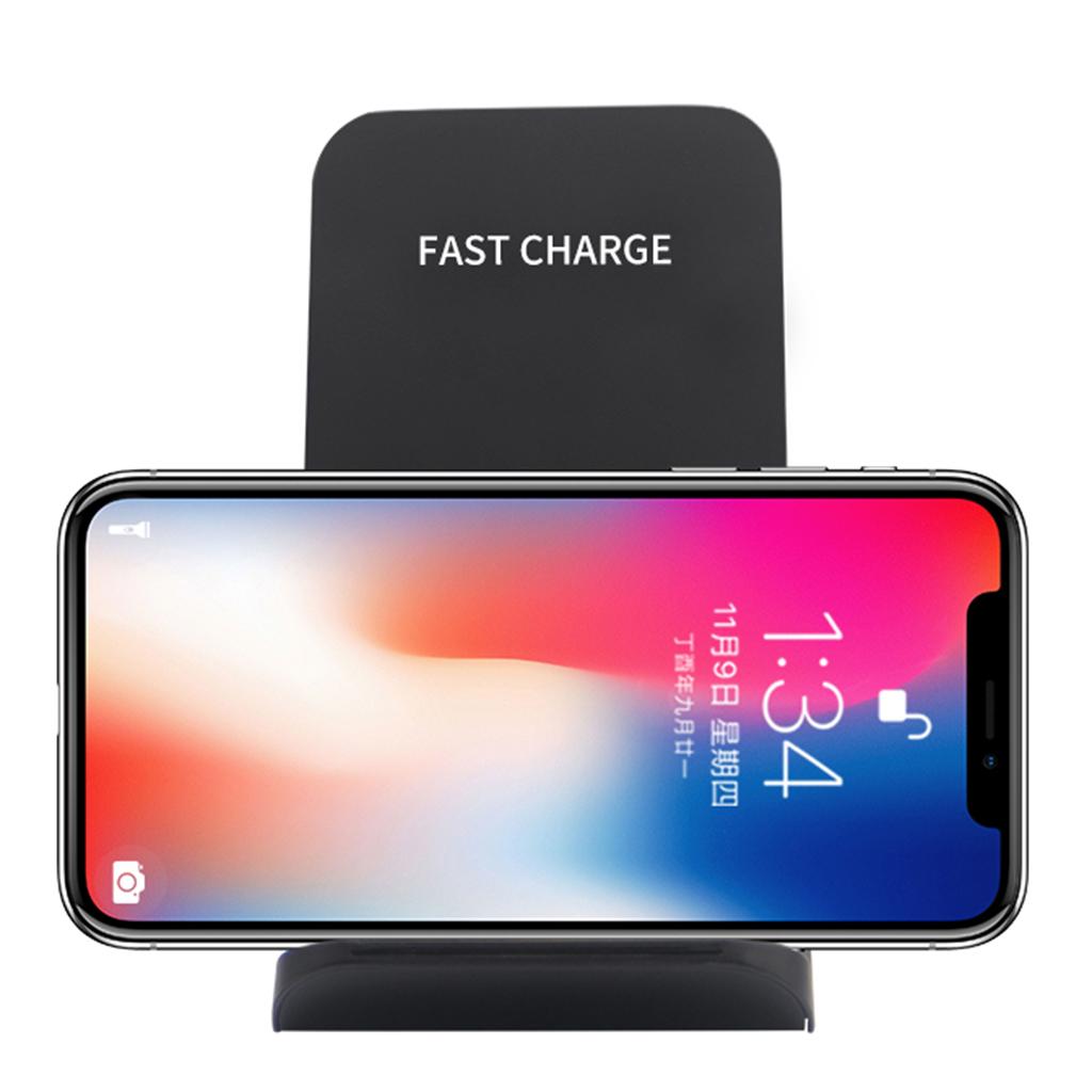 Multi-function 2Coils Wireless Charger Fast Charging Mount 10W for iPhone 8