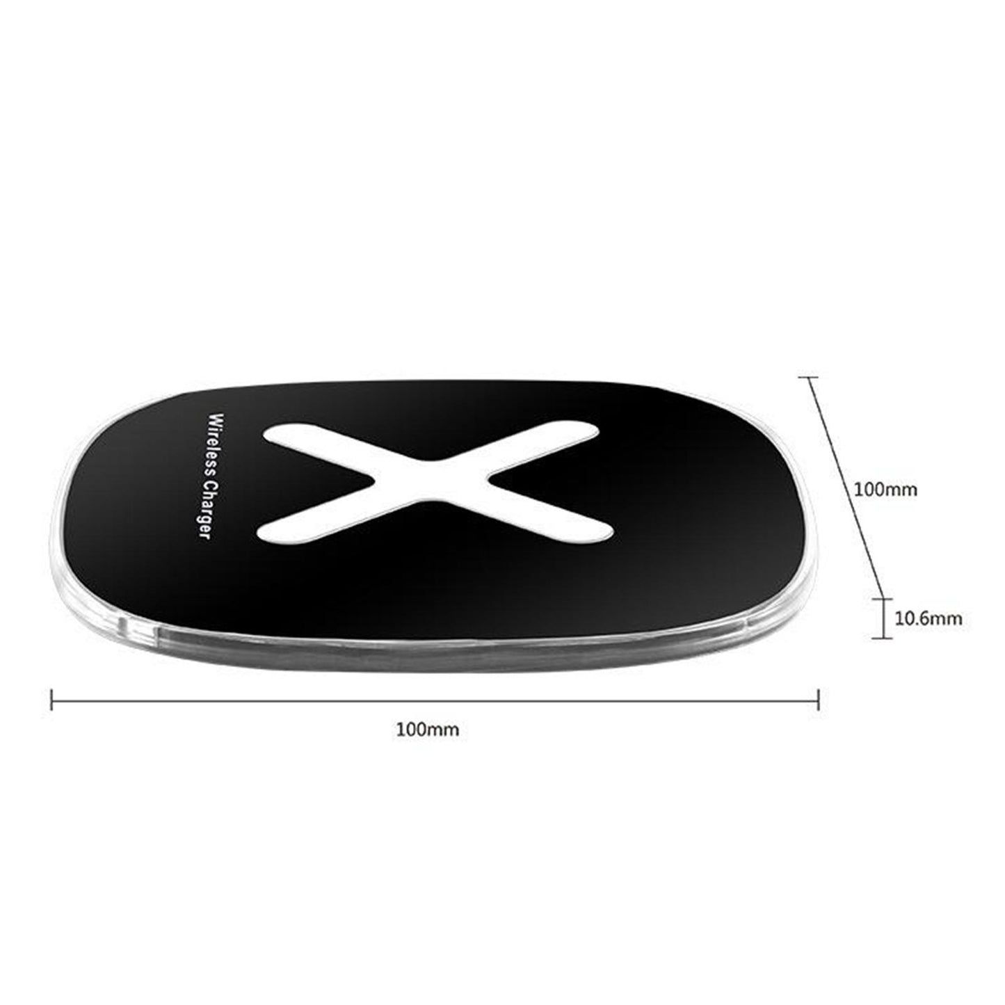 Wireless Charging Mat 9V 1000mAh for iPhone 12 12Pro Max XS MAX XS Black