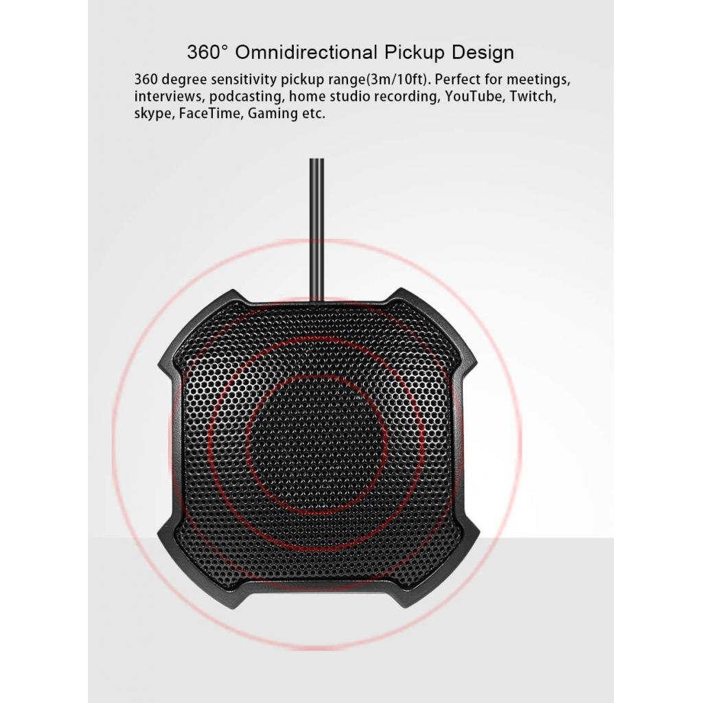 360 Omnidirectional Condenser Microphone 3.5mm Stereo Desktop for Skype