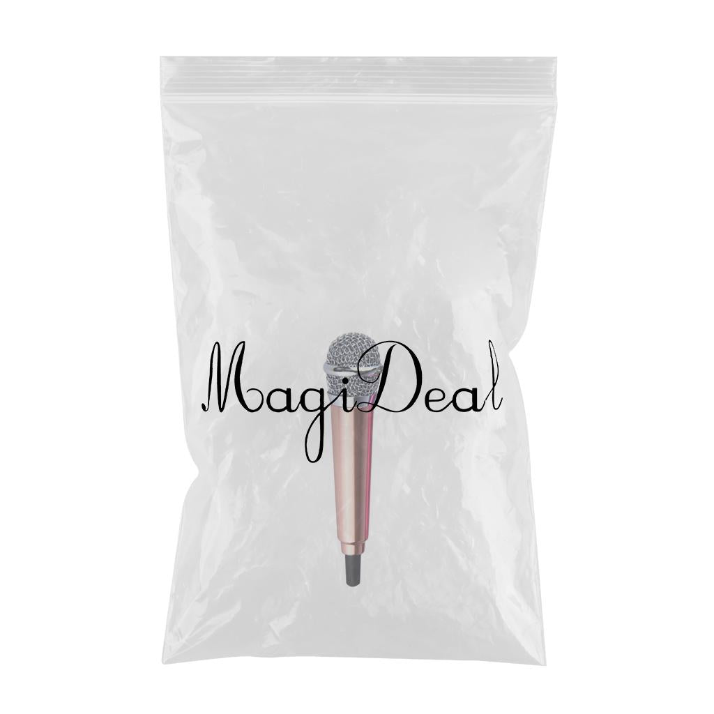 Portable Mini Karaoke Microphone Mic for Singing Voice Recording  Gold