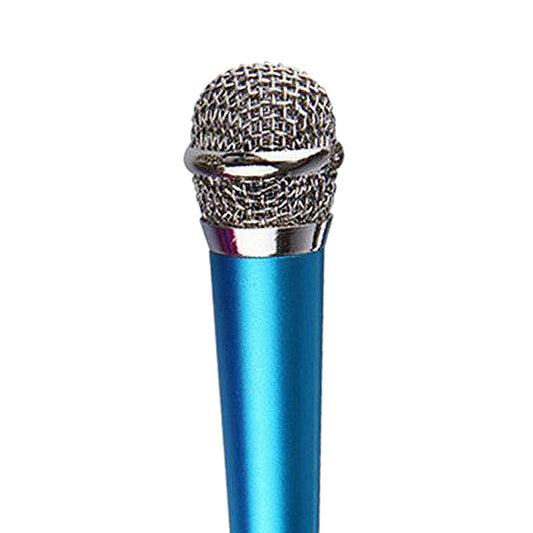 Portable Mini Karaoke Microphone Mic for Singing Voice Recording  Blue