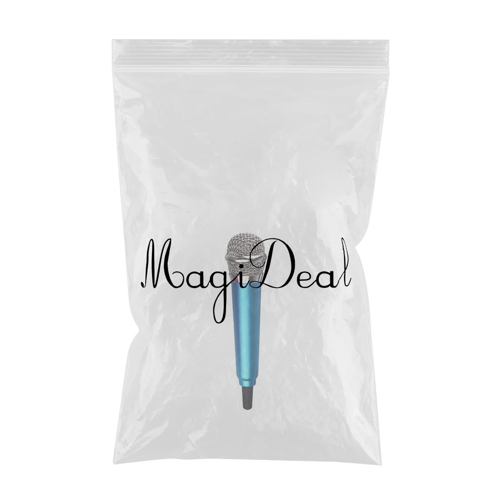 Portable Mini Karaoke Microphone Mic for Singing Voice Recording  Blue