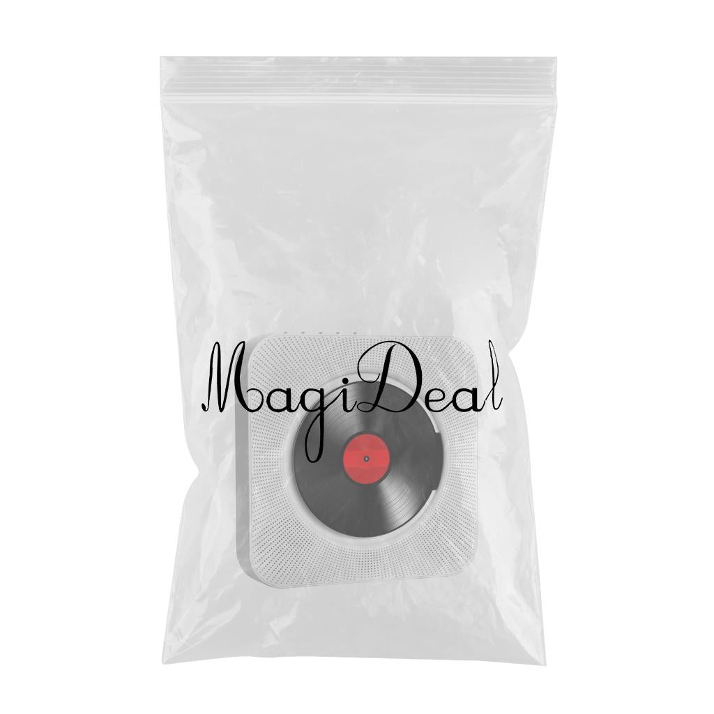 Portable Bluetooth CD Player Wall Mountable Remote Control w/Headphone Jack