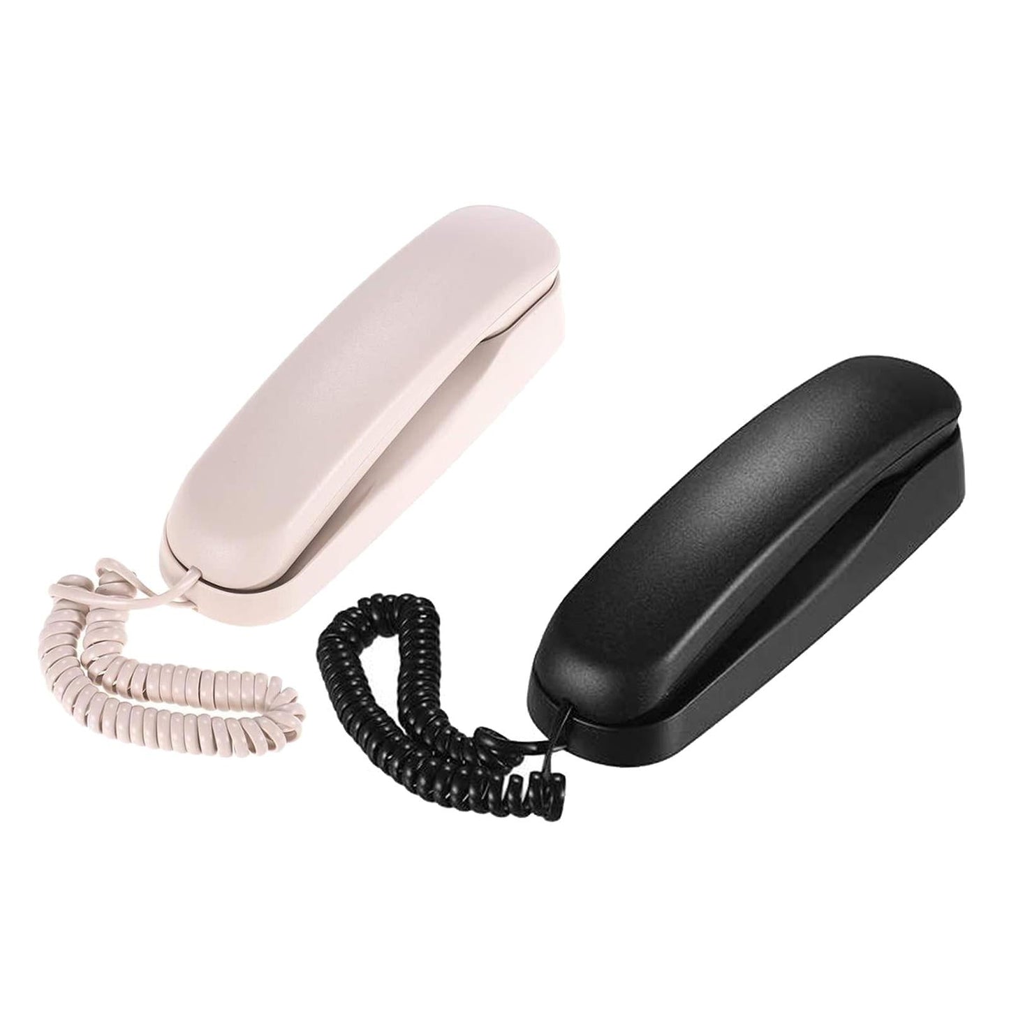 Wall Mount Desktop Corded Fixed Telephone Landline Wired Handset Phone Pink