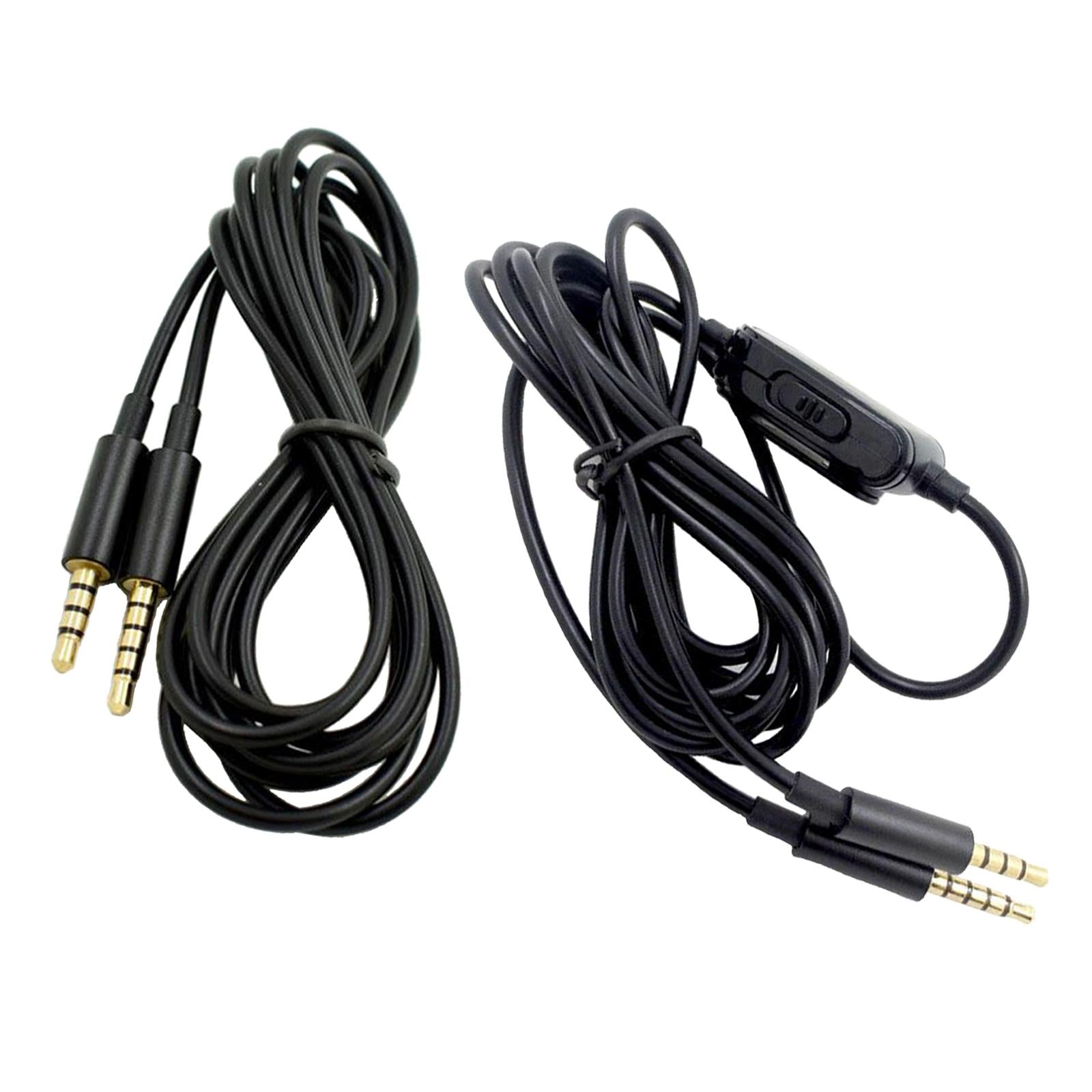 3.5mm Gaming Headset Replacement Cable For Astro A10 A40 A30 Volume Control
