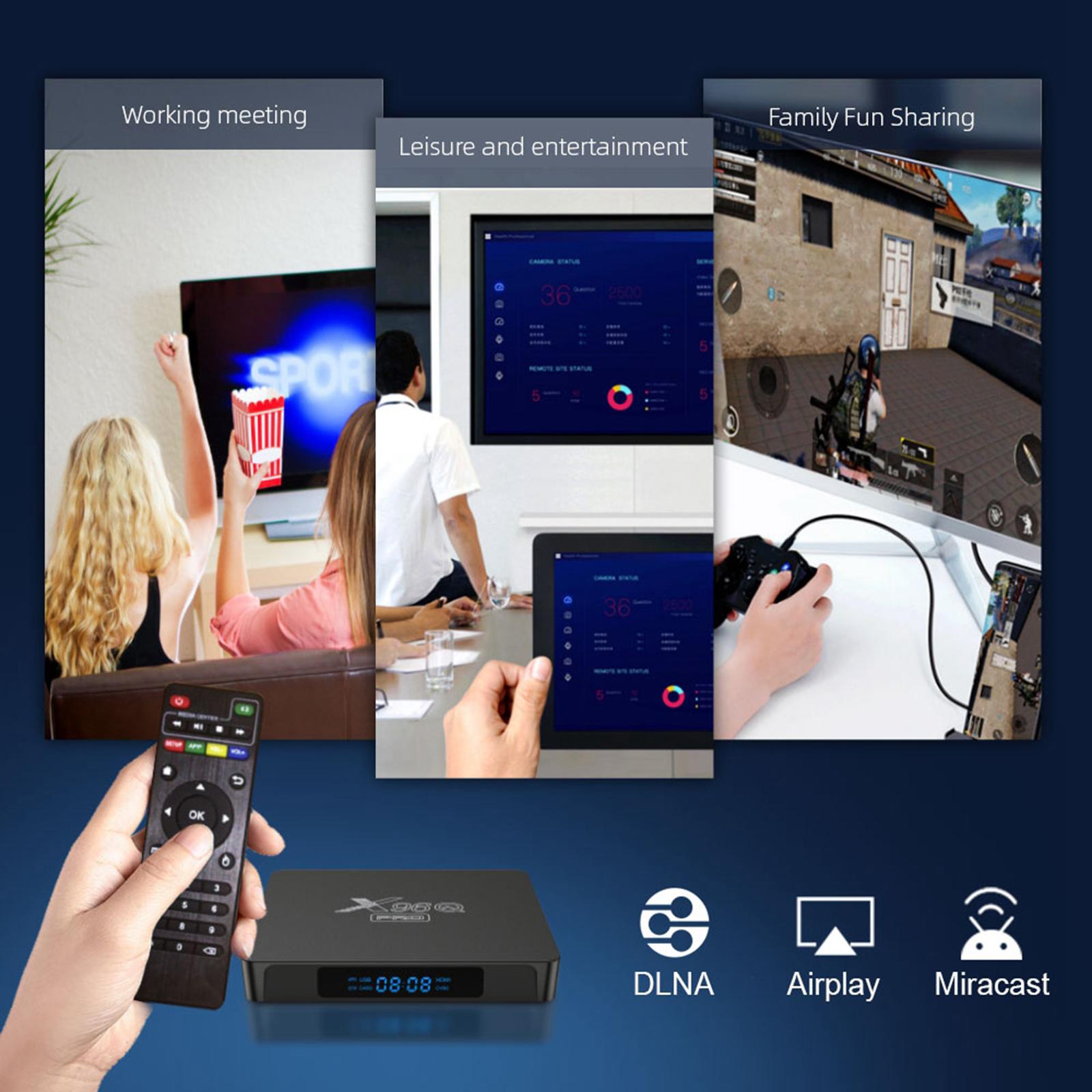 4K Ultral HD Dual-Band WIFI 3D Player OTA Upgrade Support EU 1+8