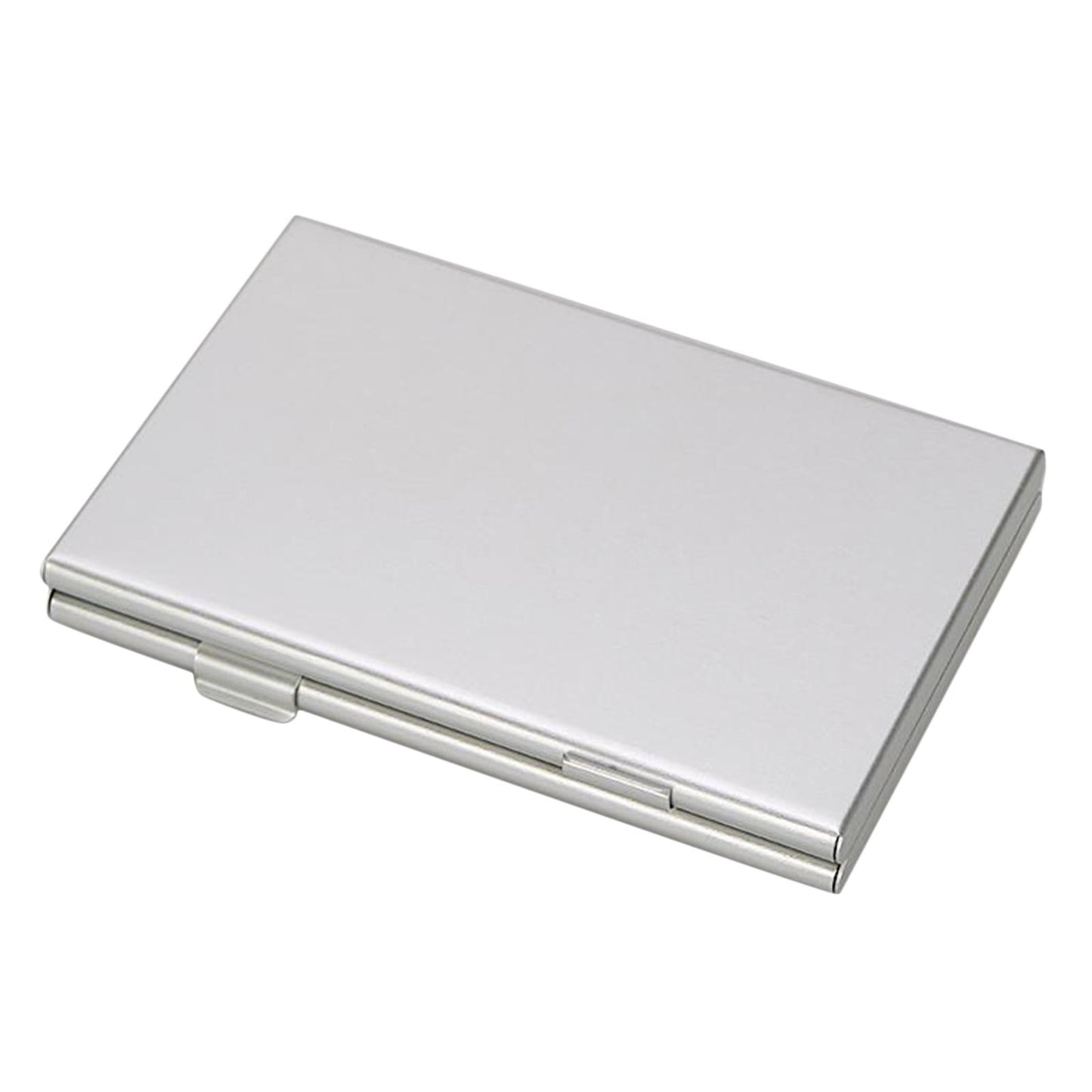 Portable Aluminum Alloy Storage Box Protector Hold for CF (Compact Flash) TF 18 Micro SD + 3SD Silver
