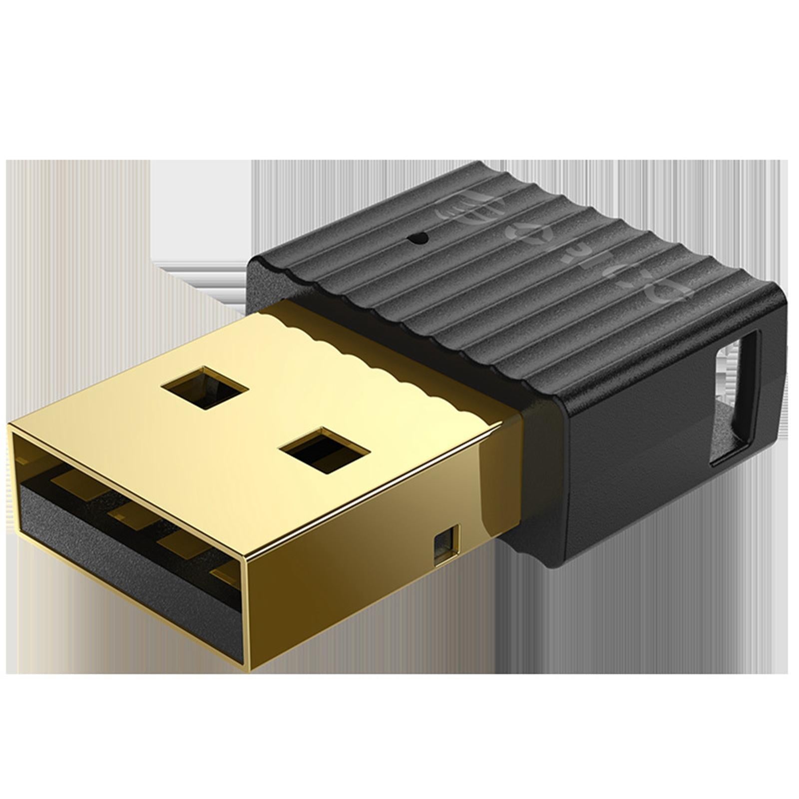 Low Latency Bluetooth Adapter Dongle for Bluetooth Mouse Headphones Speakers Black