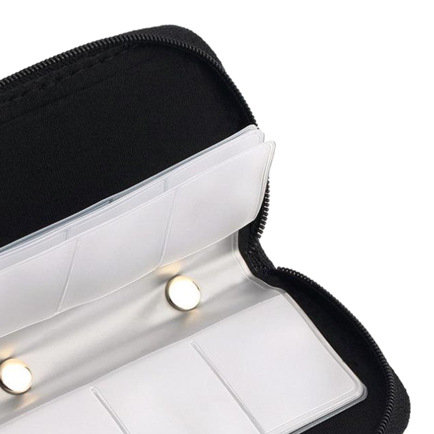 Nylon 22-Slot Memory Card Case Large Capacity Shockproof Protector Black
