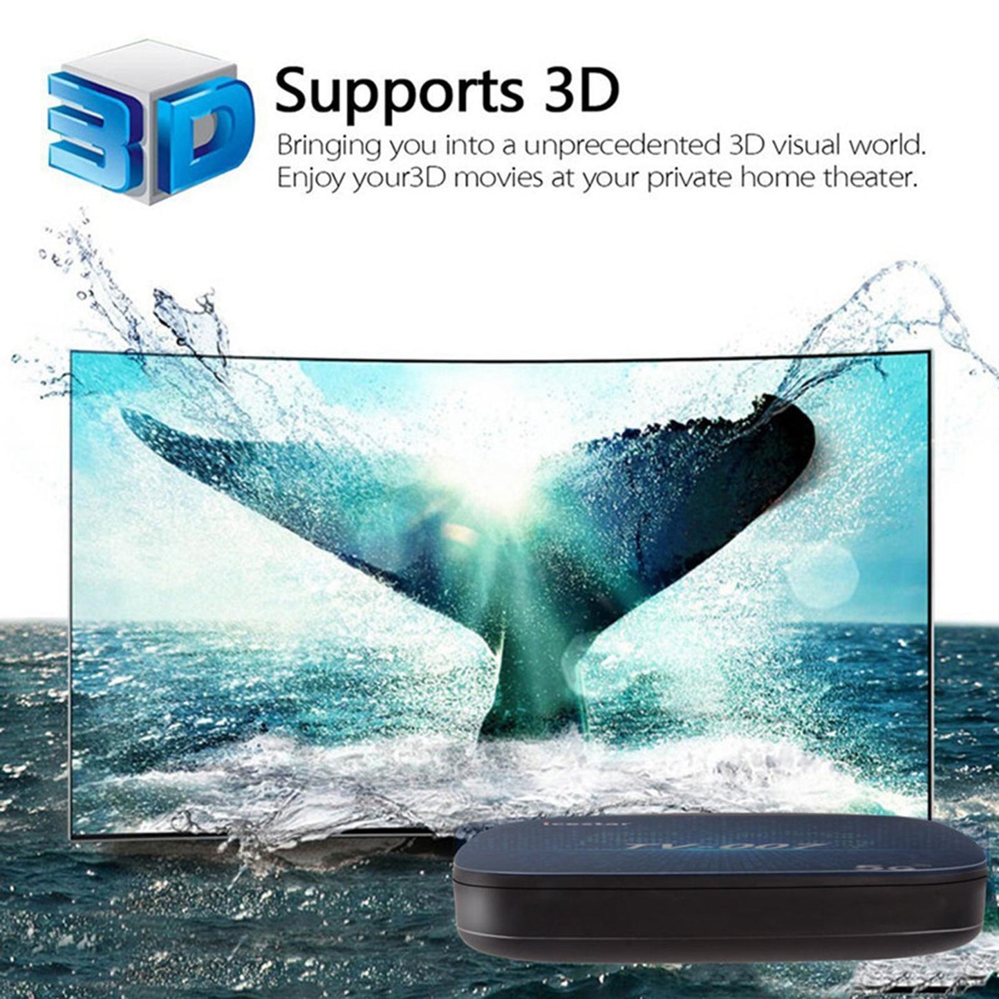 Mini Digital WiFi STB Media Player Bt STB Device AU Plug 2GB 16GB 5G BT