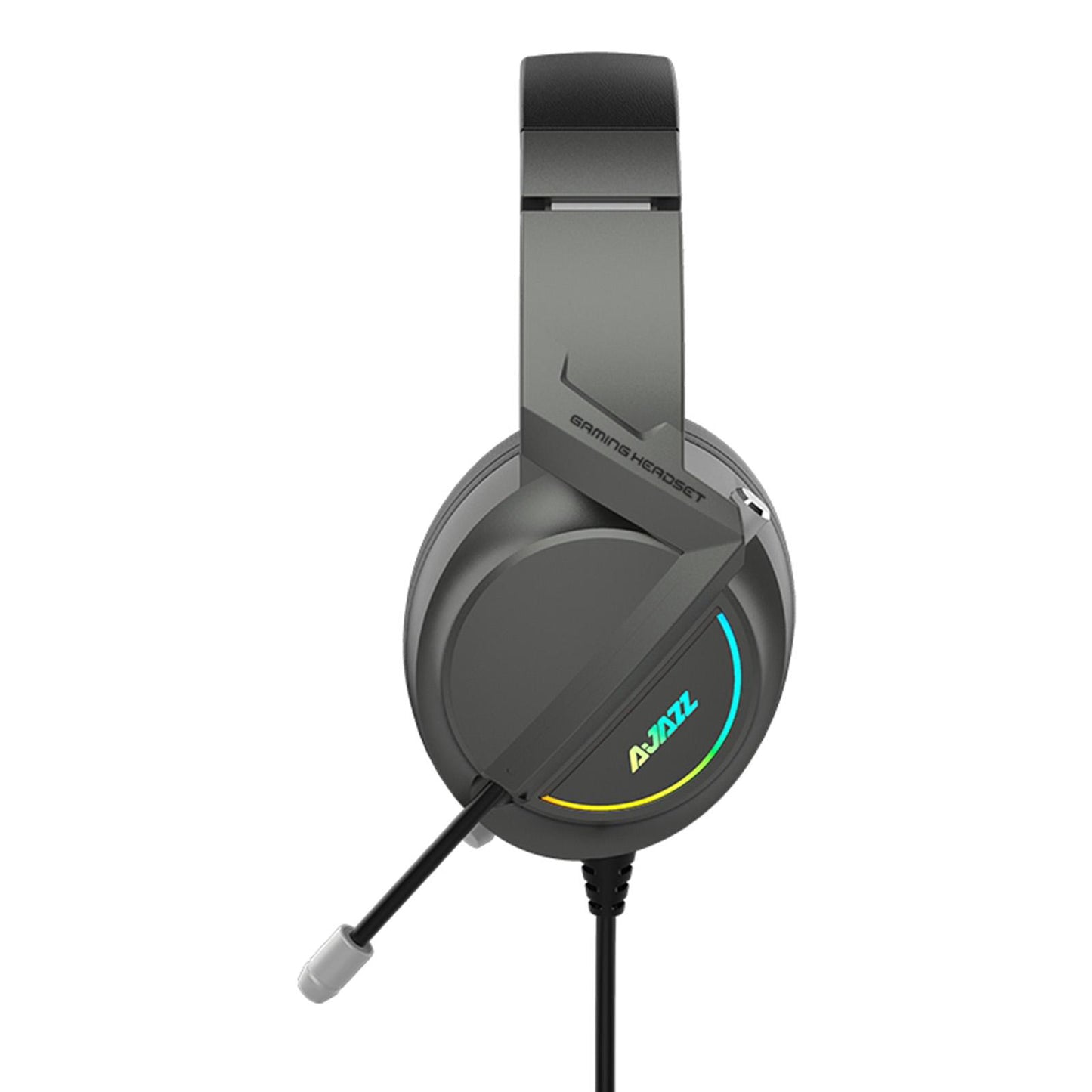 AX365 Gaming Headset 7.1 Channel Surround w/ Retractable MIC For PC Laptop Black 3.5mm