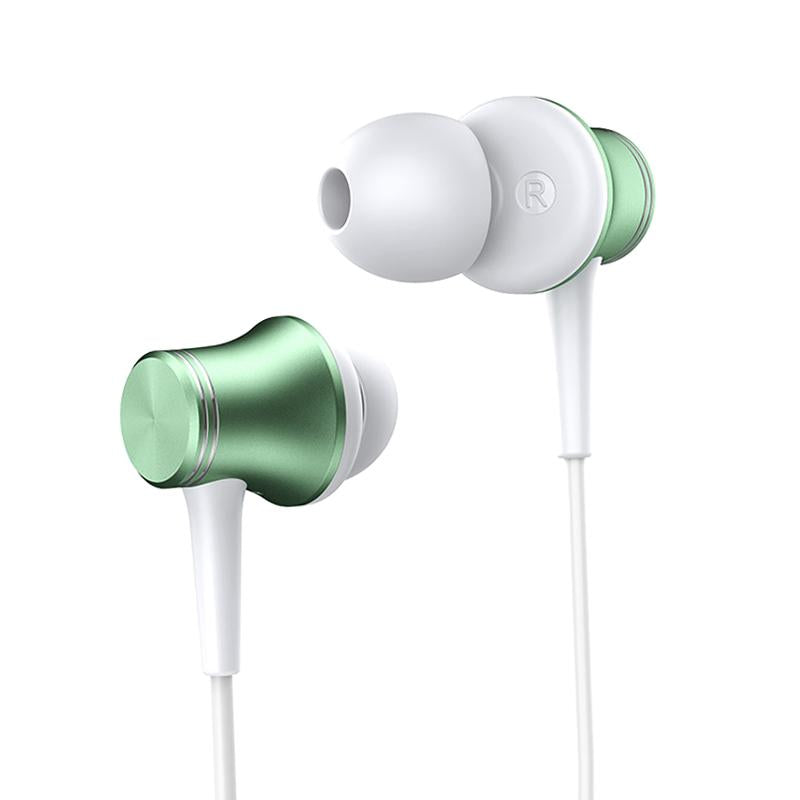 Sport Wired Earphones in Ear Headphones 3.5mm for Workout White