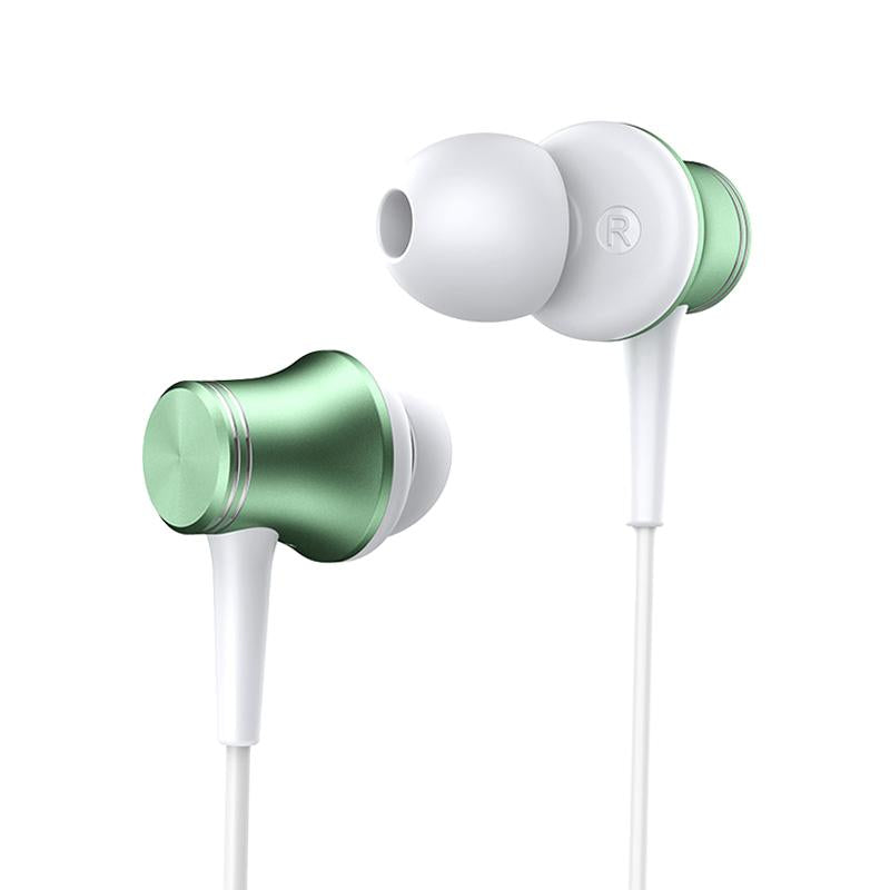 Sport Wired Earphones in Ear Headphones 3.5mm for Workout White