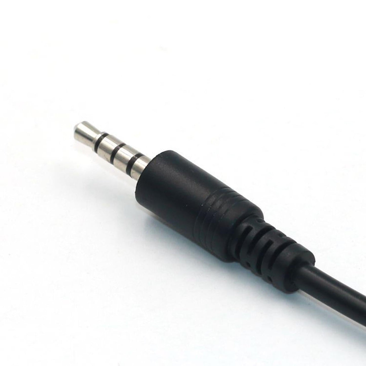 Black 3.5mm Male Audio AUX to USB Female OTG Converter Adapter Cable