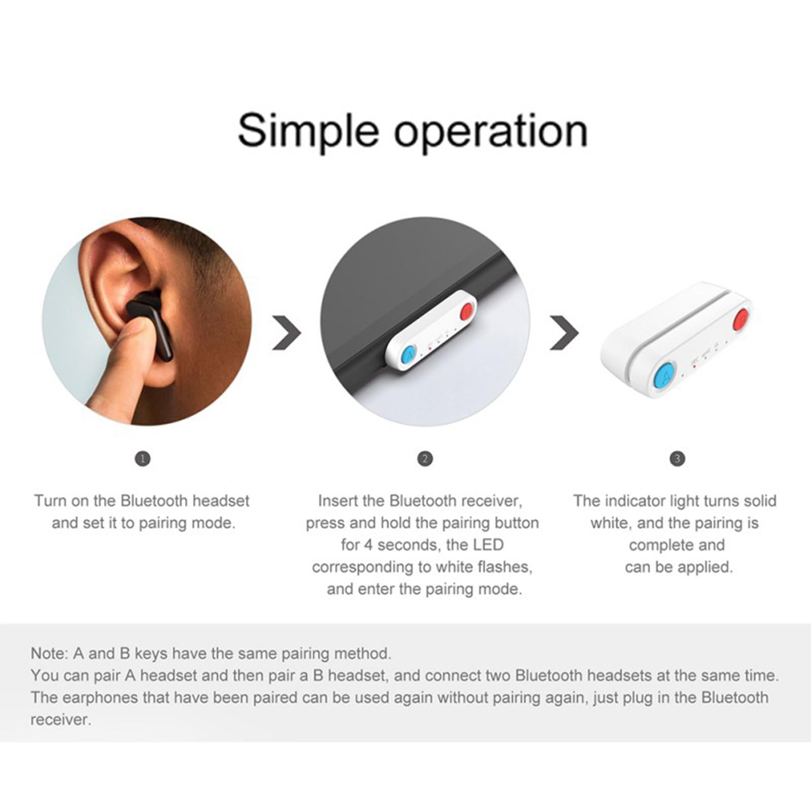 New Bluetooth 5.0 Audio Transmitter Type-C Adapter for Nintendo Switch/PS4