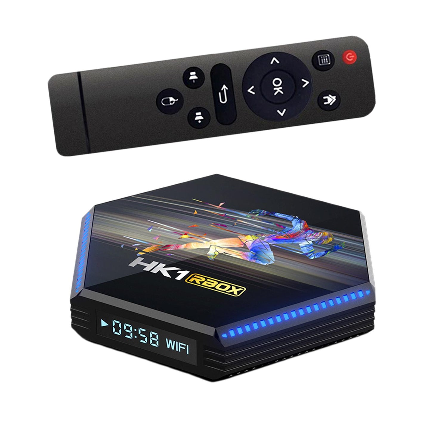 HK1 R2 RK3566 Quad Core 1000M 2.4G 5G Dual Band Media Player 4+32G EU Plug