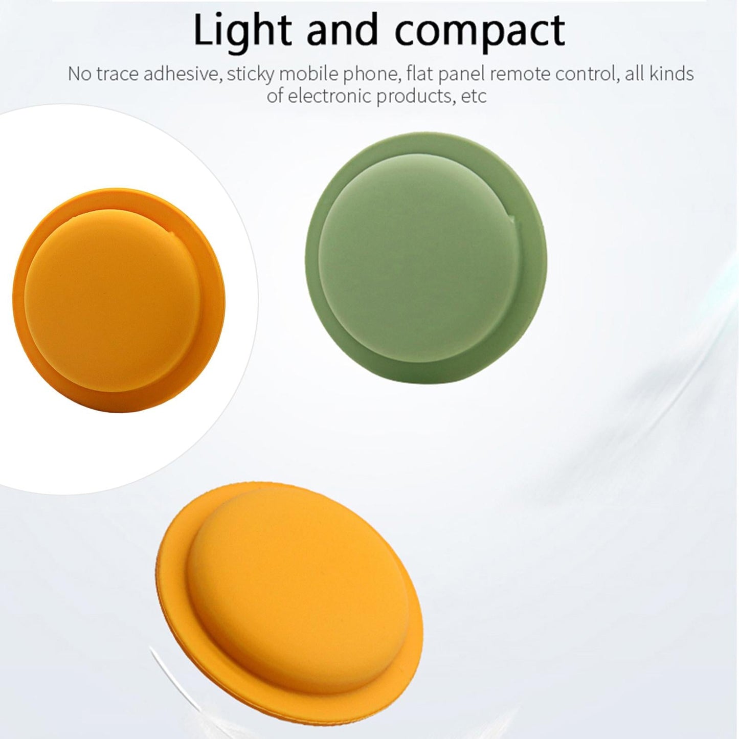 Adhesive Protective Sleeve holder Back Case For Apple AirTag  Orange