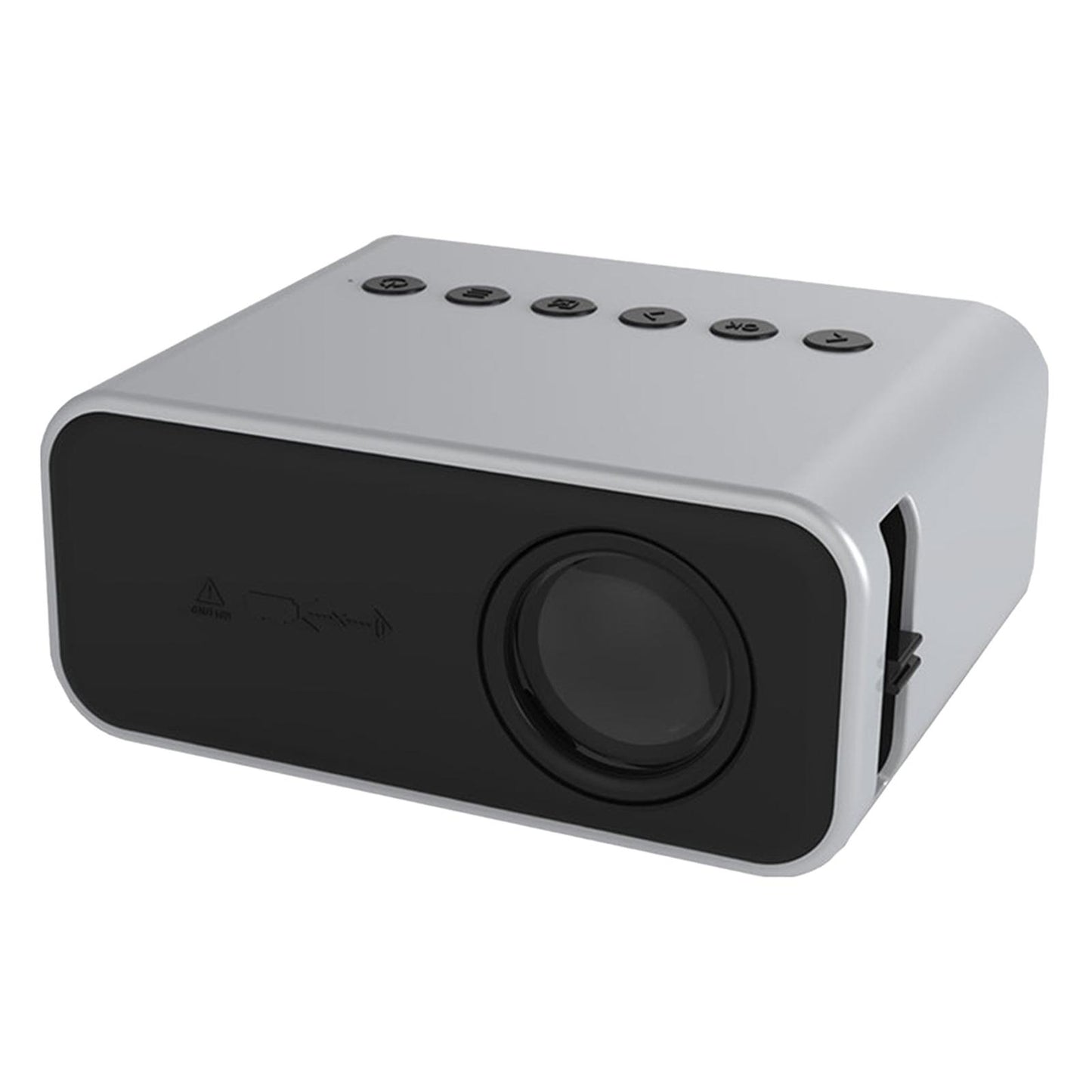 Video Projector 1080P and 200" Supported For PC VGA AV Cartoon Kids Gift