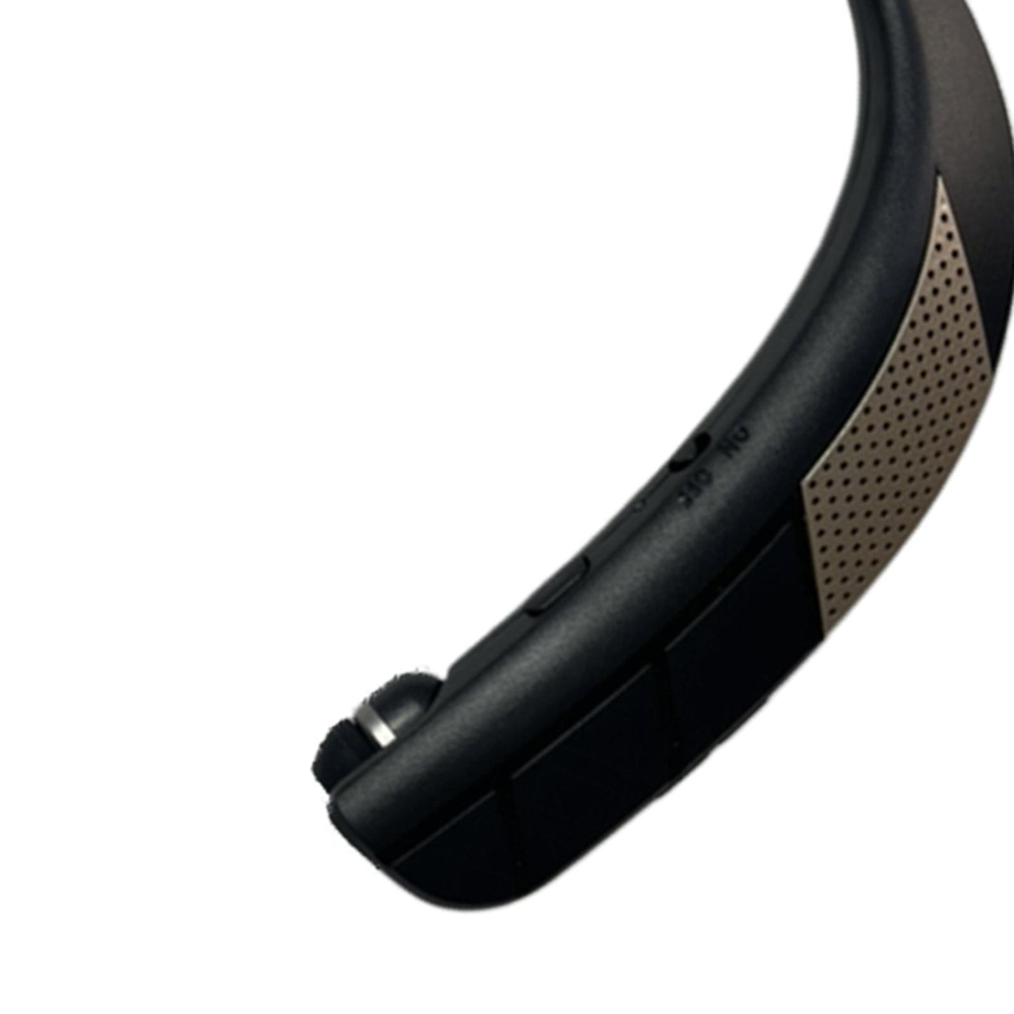 Neckband Wireless Speaker HD Low Latency w/ Retractable Earbuds Portable Gray B