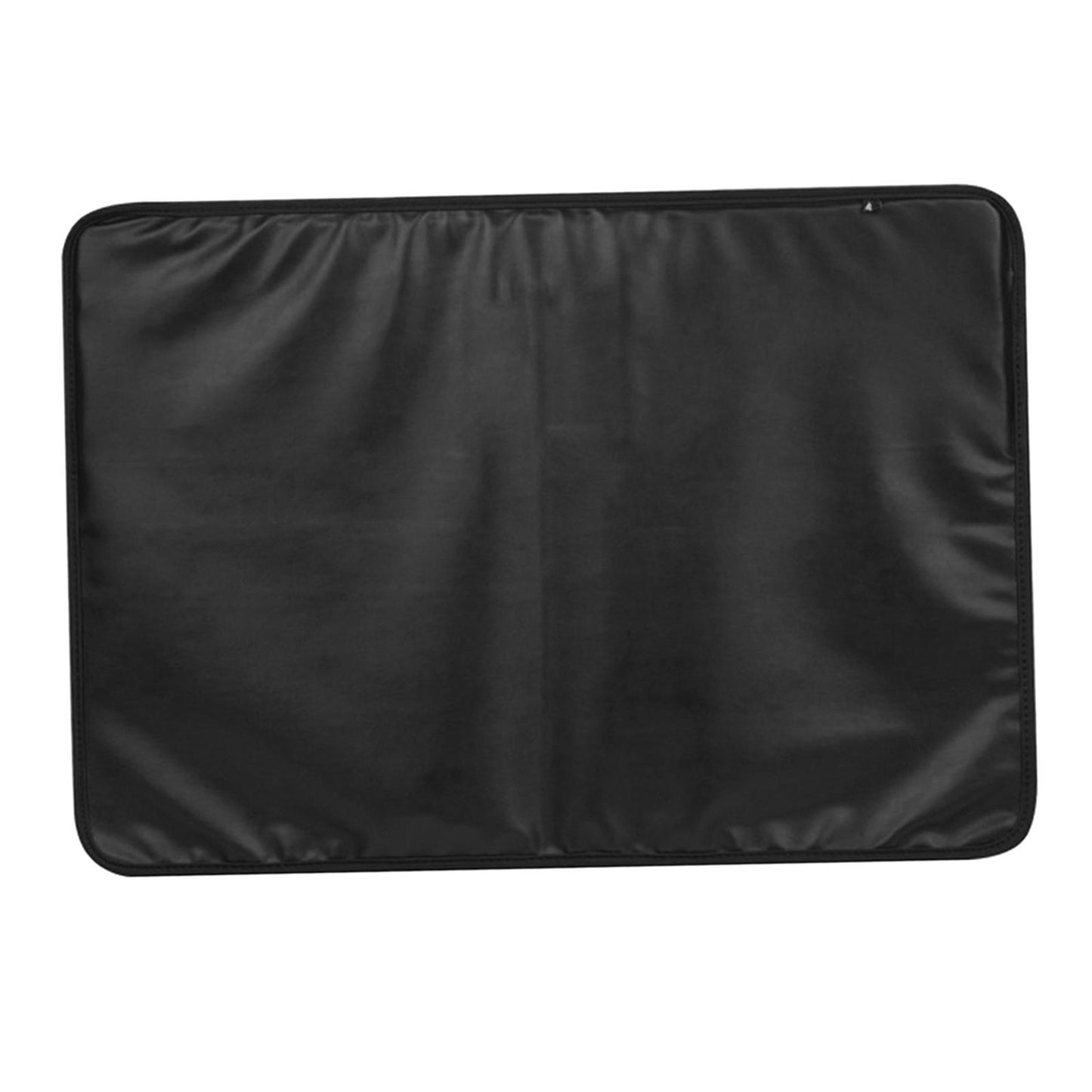 Monitor Dust Cover PU Leather Antistatic Display HD Panel Case Black