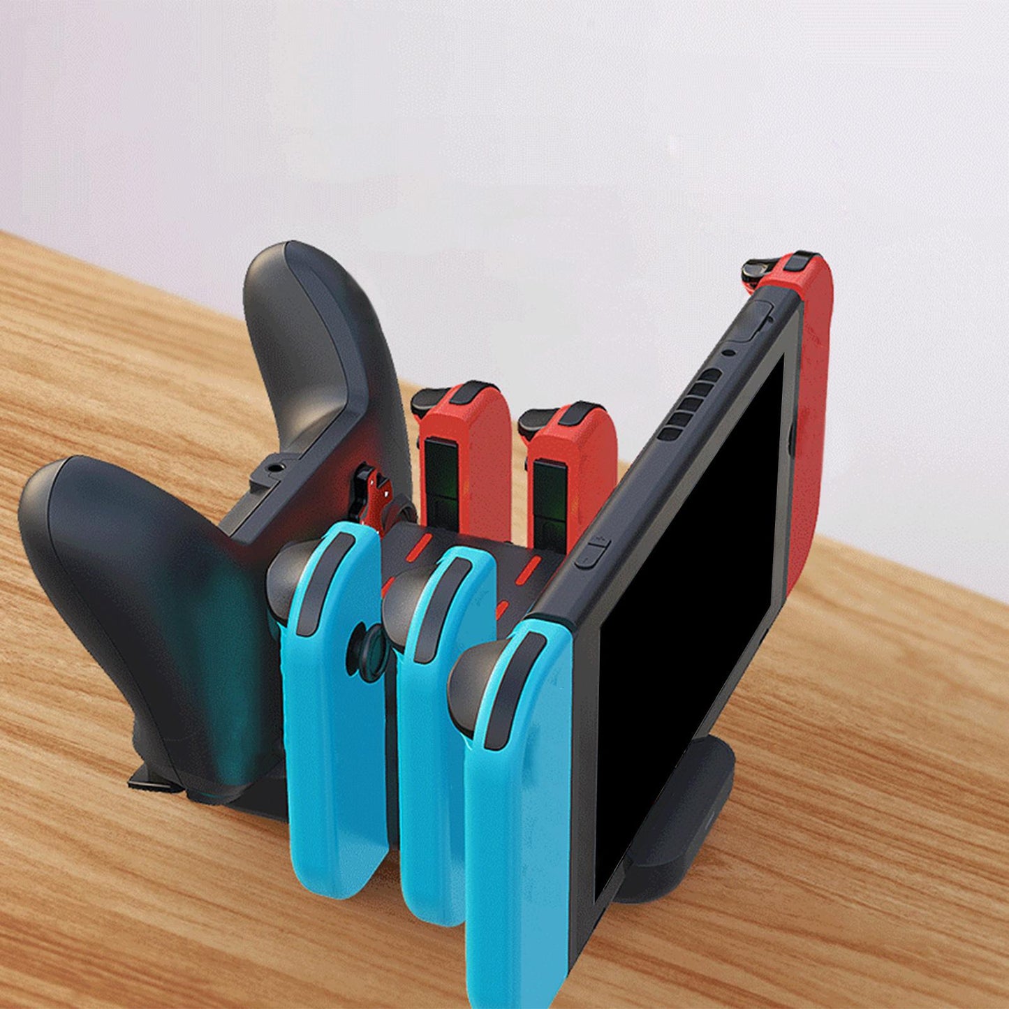 For Nintendo Controller Charging Dock Compatible with 6 Ports 2 USB Type C