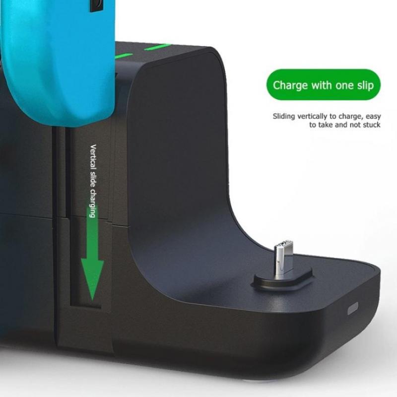 For Nintendo Controller Charging Dock Compatible with 6 Ports 2 USB Type C