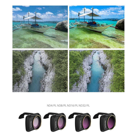 6pcs Lens Filter MCUV CPL ND for DJI Mavic Mini/ Mini 2 Camera Multi Coated