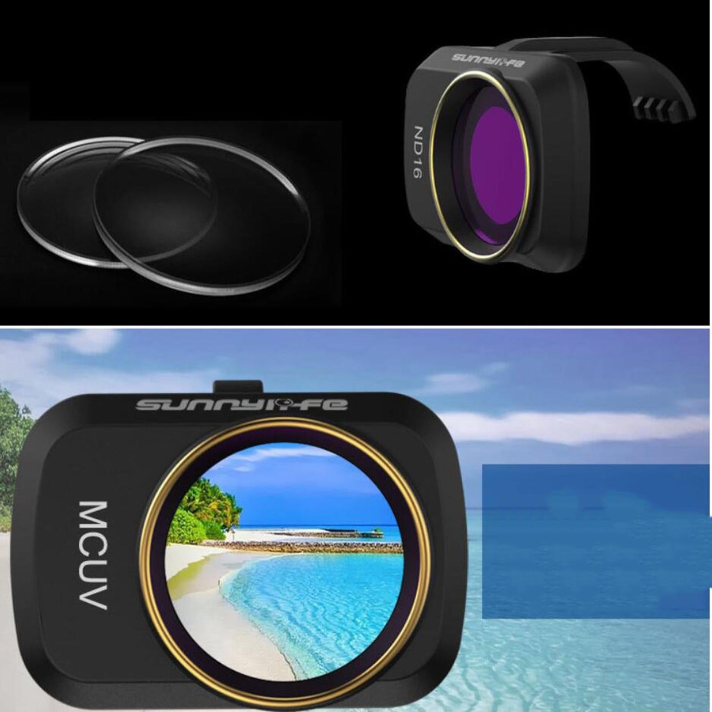 6pcs Lens Filter MCUV CPL ND for DJI Mavic Mini/ Mini 2 Camera Multi Coated