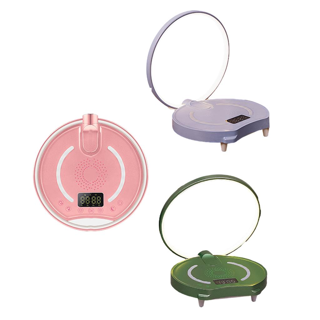 Bedside Lamp Bluetooth Speaker LED Table Lamp Modern Reading Lamp  Pink