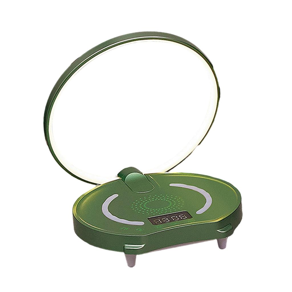 Bedside Lamp Bluetooth Speaker LED Table Lamp Modern Reading Lamp  Green