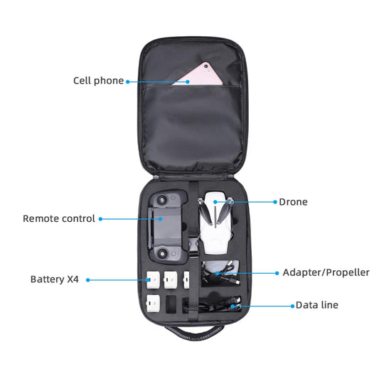Portable Storage Bag Shockproof Backpack Shoulder Bag for Fimi X8 Mini Drone
